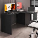 Ver imagem 2 de Mesa para Computador Escrivaninha Gávea em L Preto - PR Móveis