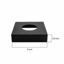 Ver imagem 2 de Spot Semi-embutido Quadrado Preto + Mr16 4,8w Br. Frio St3148