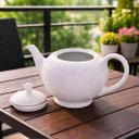 Ver imagem 1 de Bule Café Chá Corona Orion Decorativo em Cerâmica de 1310ml