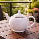 Ver imagem 2 de Bule Café Chá Corona Orion Decorativo em Cerâmica de 1310ml