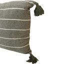 Ver imagem 4 de Kit 2 Capa de Almofada Pompom Decorativa 45x45cm Verde Militar