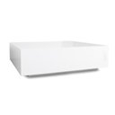 Ver imagem 2 de Mesa Laqueada Centro Mdf Branco Sala Decor 80cm Mesinha