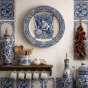 Ver imagem 2 de Prato Decorativo Portugues Artesanal Luiz Salvador Mod 1