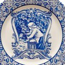 Ver imagem 3 de Prato Decorativo Portugues Artesanal Luiz Salvador Mod 1
