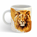 Ver imagem 5 de Caneca Leão de Judá Tema Evangélico Presente Jesus Yeshua