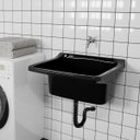 Ver mais imagens de Tanque de Plástico 34l para Lavanderia Preto + Sifão Universal Sanfonado + Fita Veda Rosca