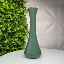 Vaso solitário de cerâmica moderno na cor verde menta - 3