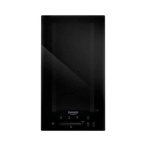 Cooktop de Indução Dako 2 Zonas Flexível 3500W 220V Tomada 16A com Flexzone e Painel Touch