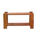 Ver imagem 2 de Sapateira 60 Cm Madeira Maciça Ripada Natural