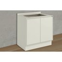 Ver imagem 1 de Balcão Cozinha Henn Fineze 2 Portas c/Tampo 80cm Areia