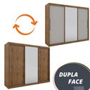 Ver imagem 3 de Guarda Roupas De Casal Com Espelho Real Gelius Madeirado