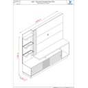 Ver imagem 4 de Rack Frizz Plus para TV de até 60 polegadas - FENDI / NATURAL - Madetec