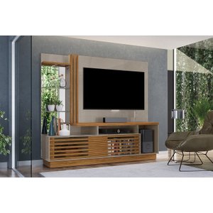 Rack Frizz Plus para TV de até 60 polegadas - FENDI / NATURAL - Madetec