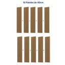 Ver imagem 4 de Painel Ripado para TV 86 Polegadas Planejado 400x250cm Aruá CabeCasa MadeiraOriginals Marrom/Jatobá