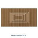 Ver imagem 5 de Painel Ripado para TV 86 Polegadas Planejado 400x250cm Aruá CabeCasa MadeiraOriginals Marrom/Jatobá