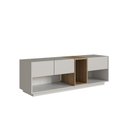 Ver imagem 2 de Rack para Tv 55 Polegadas com Iluminação em Led Rgb com 3 Gavetas e 1 Nicho