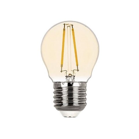 Lâmpada Filamento Led G45 Vintage 2w Âmbar 200lm E27-stella