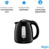 Chaleira Elétrica Térmica Elgin Visio Preta 1,7l 220v - 3
