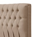 Ver imagem 5 de Cabeceira Cama Queen Estofada 1,60 - Inca Linho Bege