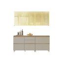 Ver imagem 1 de Kit Cozinha Nesher 4 Peças Rainha CZ433 Nature/Greige