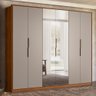 Guarda Roupa Casal Atrice 6 Portas Prime com 2 Espelhos - Demartêz - 2