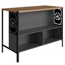 Ver imagem 1 de Mesa Bancada Ilha Gourmet 127cm P1034 Grafite Mell Pp Milani Store
