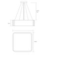 Ver imagem 2 de Lustre Pendente Madeira Arredondado 30x30cm Mel