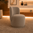 Ver imagem 3 de Poltrona Decorativa Bia Orgânica Suede Recepção Sala Estar Quarto