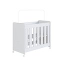 Ver imagem 3 de Mini Berço com Colchão Incluso 4 em 1 Evolutivo Branco