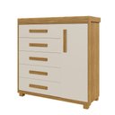 Ver imagem 2 de Cômoda Londres em MDF com 5 Gavetas e 1 Porta