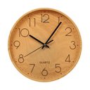 Ver imagem 1 de Relógio de Parede Estilo Madeira 30 Cm