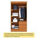 Ver imagem 6 de Guarda-Roupa Solteiro com 4 Portas e 2 Gavetas 108cm Multimóveis CR35496 Cinamomo