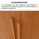 Ver imagem 7 de Guarda-Roupa Solteiro com 4 Portas e 2 Gavetas 108cm Multimóveis CR35496 Cinamomo