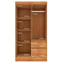 Ver mais imagens de Guarda-Roupa Solteiro com 4 Portas e 2 Gavetas 108cm Multimóveis CR35496 Cinamomo