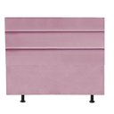Ver imagem 2 de Cabeceira Estofada Argentina 160cm Queen Size para Cama Colchão Box Quarto Suede Rosa Bebê -
