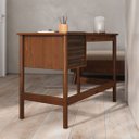 Ver mais imagens de Mesa de Escritório Computador 110 Cm Madeira Castanho Marlo Idimex