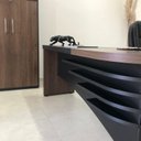 Ver imagem 7 de Escrivaninha Mesa para Escritório de Tamburato Diretor em L 180 x 200cm Marrom Charuto/Preta