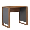 Ver imagem 2 de Mesa para Computador Retangular Nexus Lewis sem Gavetas 90cm Amendola Grafito Demóbile