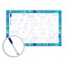 Lousa Quadro Branco em Pvc Infantil 62x40 Cm - Bubble Guppies - Ref 01 - 3