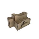 Ver imagem 4 de Porta Guardanapo e Sachê em MDF - 5 Unidades