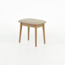 Ver imagem 5 de Banqueta para Penteadeira Liva 50 Cm X 48 Cm Bege