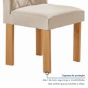 Ver imagem 4 de Conjunto 8 Cadeiras para Sala de Jantar Arthus
