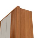 Ver imagem 3 de Guarda Roupa Casal 6 portas 6 gavetas Barcelona Ripado Tcil Móveis