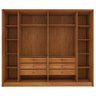 Guarda Roupa Casal 6 portas 6 gavetas Barcelona Ripado Tcil Móveis - 4