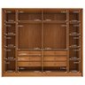 Guarda Roupa Casal 6 portas 6 gavetas Barcelona Ripado Tcil Móveis - 5