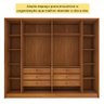 Guarda Roupa Casal 6 portas 6 gavetas Barcelona Ripado Tcil Móveis - 8