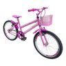 Bicicleta Infantil Aro 20 Feminina - Route Bike - Aro Aero - Cestinha Rosa - 3