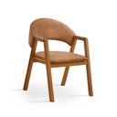 Ver imagem 6 de Conjunto Mesa de Jantar 1,20m com Tampo Off-white e 4 Cadeiras em Corino Caramelo – Linha Evo