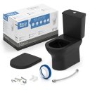Ver imagem 1 de Kit Bacia com Caixa Acoplada e Assento Termofixo Nexo Matte Black Roca