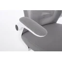 Ver imagem 2 de Cadeira Escritório Ergonomica Giratória Cinza Poliéster